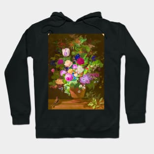 Flowers in a Vase by O.D. Ottesen (digitally enhanced) Hoodie